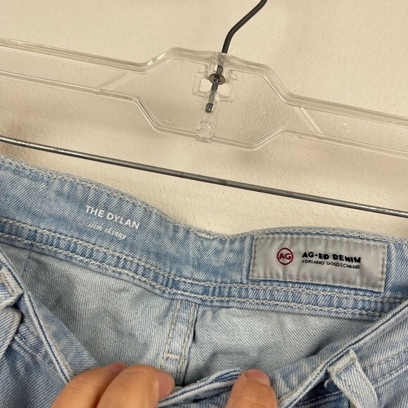 AG Adriano Goldschmied AGED Denim The Dylan Slim Skinny Distressed Jeans Size 30 - Picture 4 of 6
